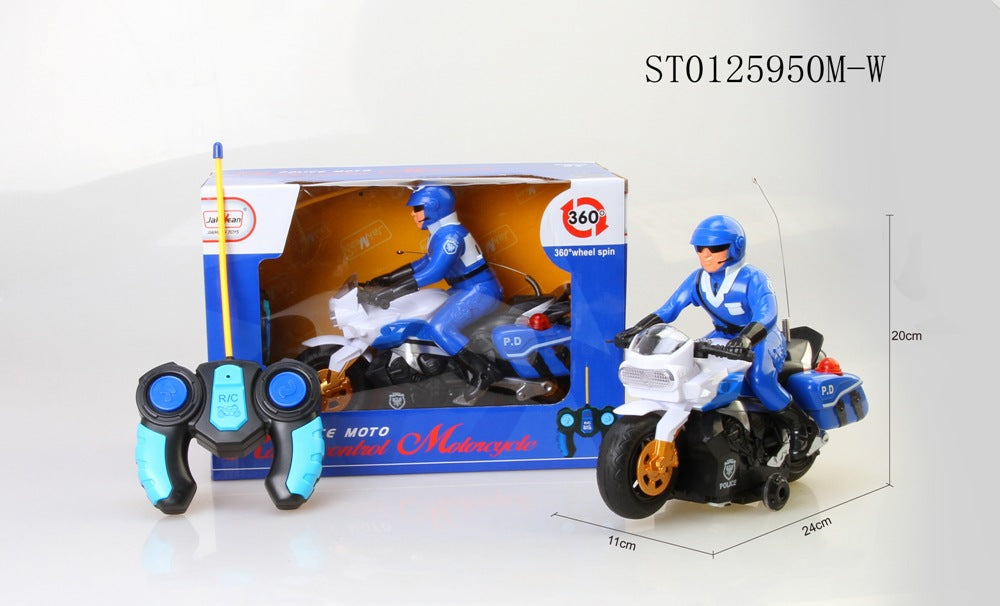 RC Police Motorcycle with Rider