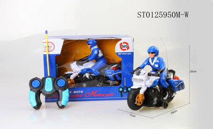 RC Police Motorcycle with Rider