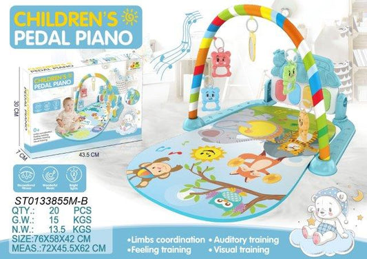 Children’s Pedal Piano Play Gym – Forest Animals