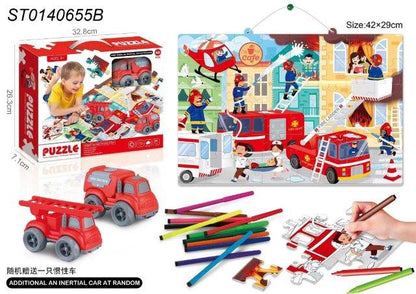 2 in 1 Coloring Puzzles