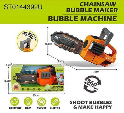 Chainsaw Bubble Machine