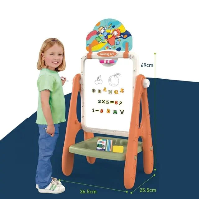 Double-sided writing stand for kids