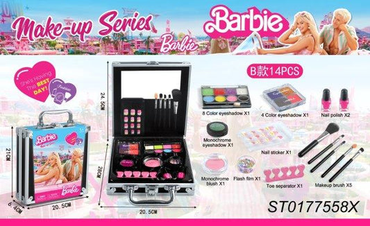 barbie professional make up suitcase for kids