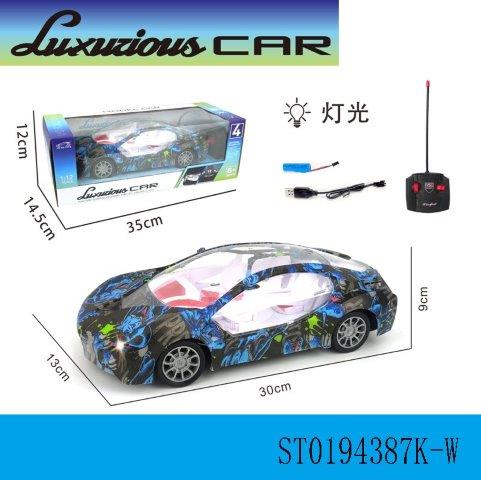 RC Luxurious Graffiti Sports Car – 1:12 Scale