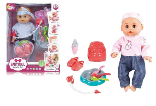 Baby Doll Lovely Set – Blue Outfit