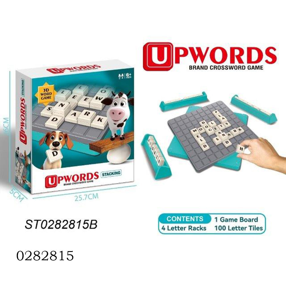 Upwords Word Board Game