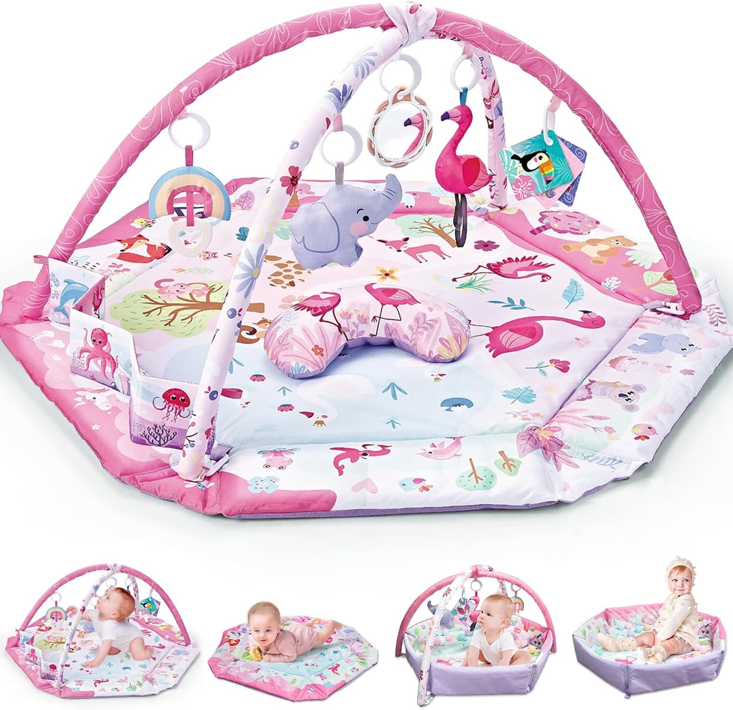 Newborn Baby Hat Play Mat Baby Gym Play Mat