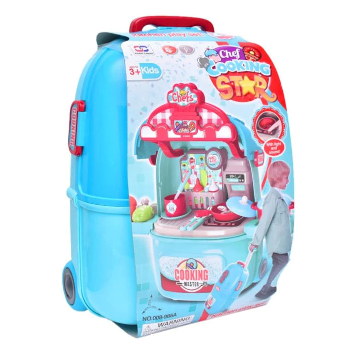 2 in 1 kitchen set and trolley bag