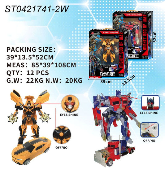 Mighty God of War Transforming Robot