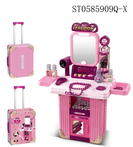 Style Fashion Beauty Trolley Play Set