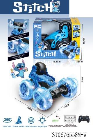 remote control stitch stunt car