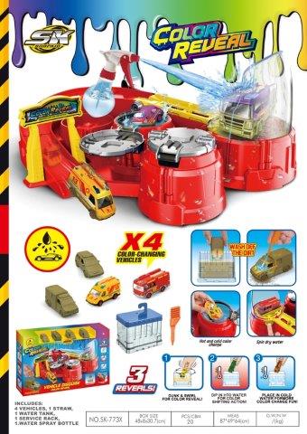 Color Reveal Car Wash Playset
