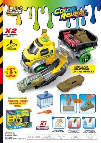 Color Reveal Truck Carrier Set