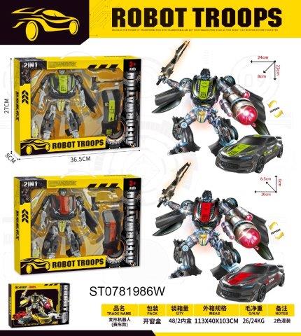 Robot Troops 2-in-1 Transforming Car
