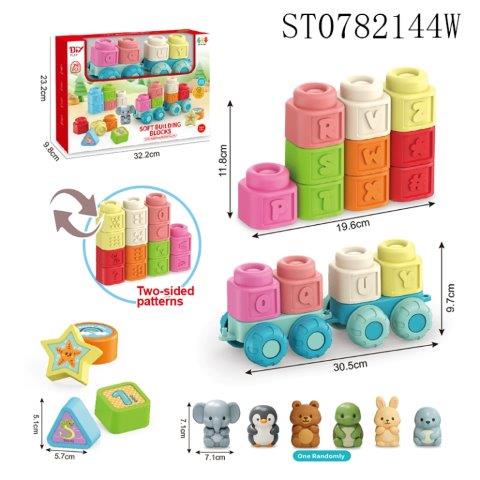 Soft Alphabet Building Blocks & Animal Figures