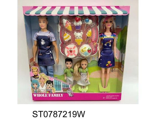 Whole Family Doll Career & Treats Set