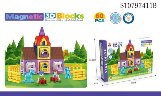 Little Pony Eden Magnetic 3D Blocks