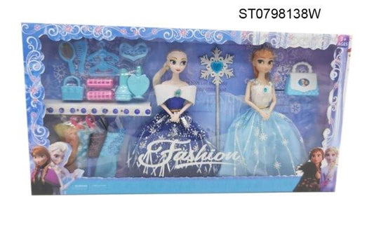 Ice Queen & Princess Fashion Doll Set