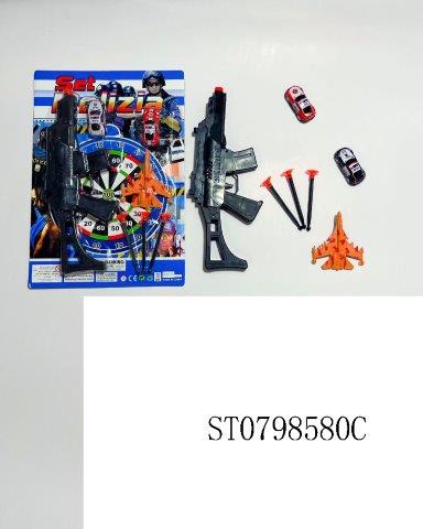 Police Mission Dart & Car Play Set