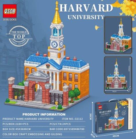 Harvard University Architecture Block Set
