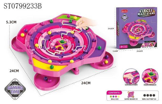 Interactive Circle Maze Board Game