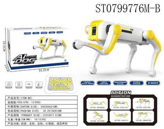 AI Mechanical Robotic Dog with Remote