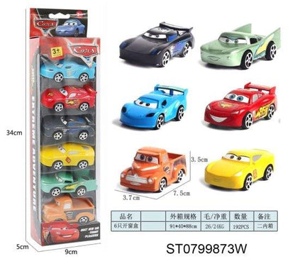 set of 6 Car