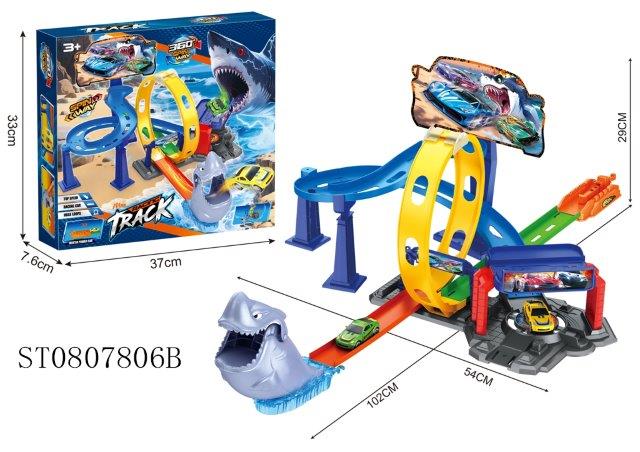 Shark Attack Spin-Way Racing Track