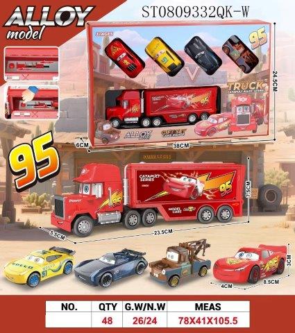 Catapult Series Truck & Alloy Car Gift Set