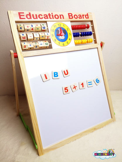 Wooden multipurpose magnetic board