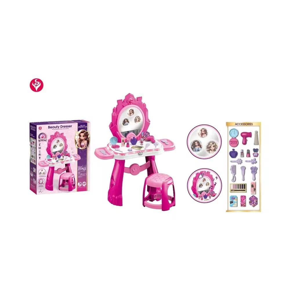 Beauty Dresser With Music & Lights