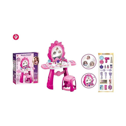 Beauty Dresser With Music & Lights