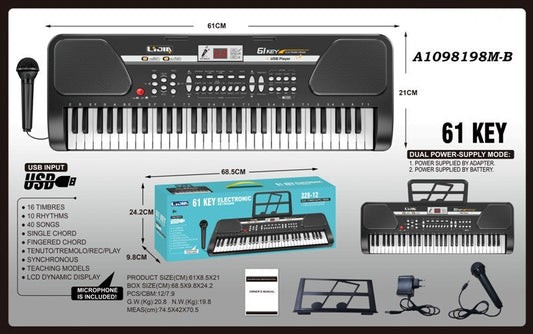 61 Keys Electronic Keyboard