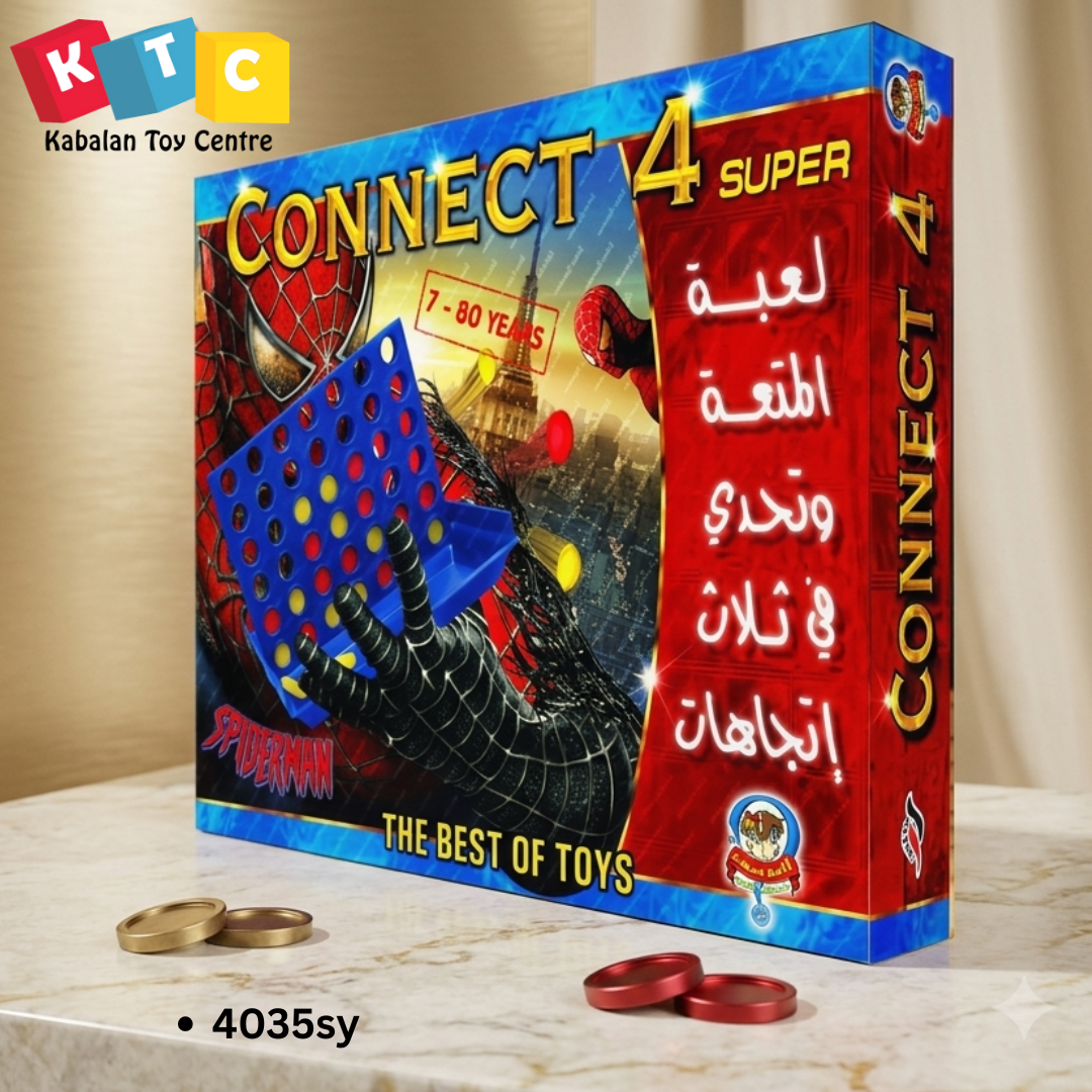 لعبة المتعة connect 4 super