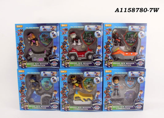 paw patrol with cars figures