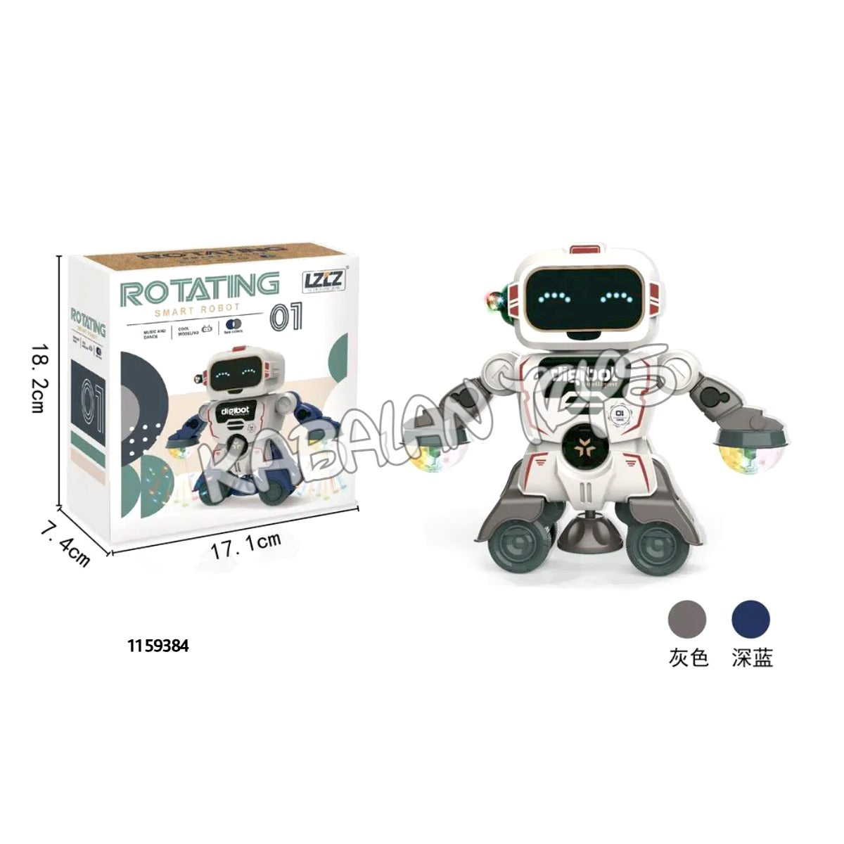 b/o rotating smart robot