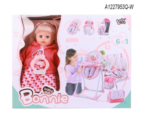 Bonnie 6-in-1 Baby Doll Set