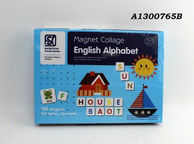 magnetic collage English alphabet