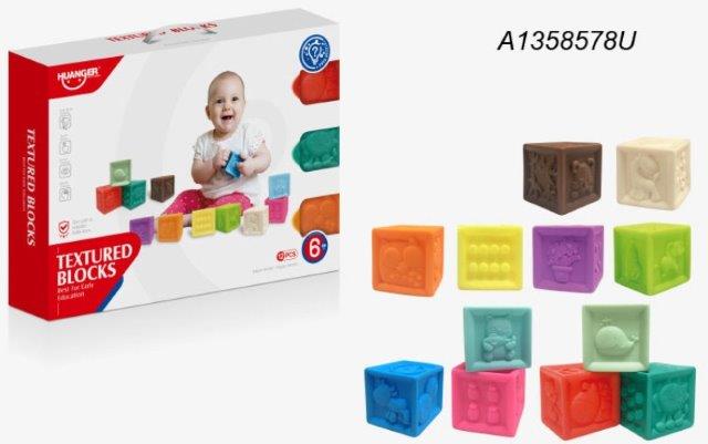 textured baby cubes