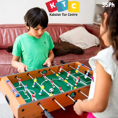 portable wooden tabletop foosball (soccer) game table