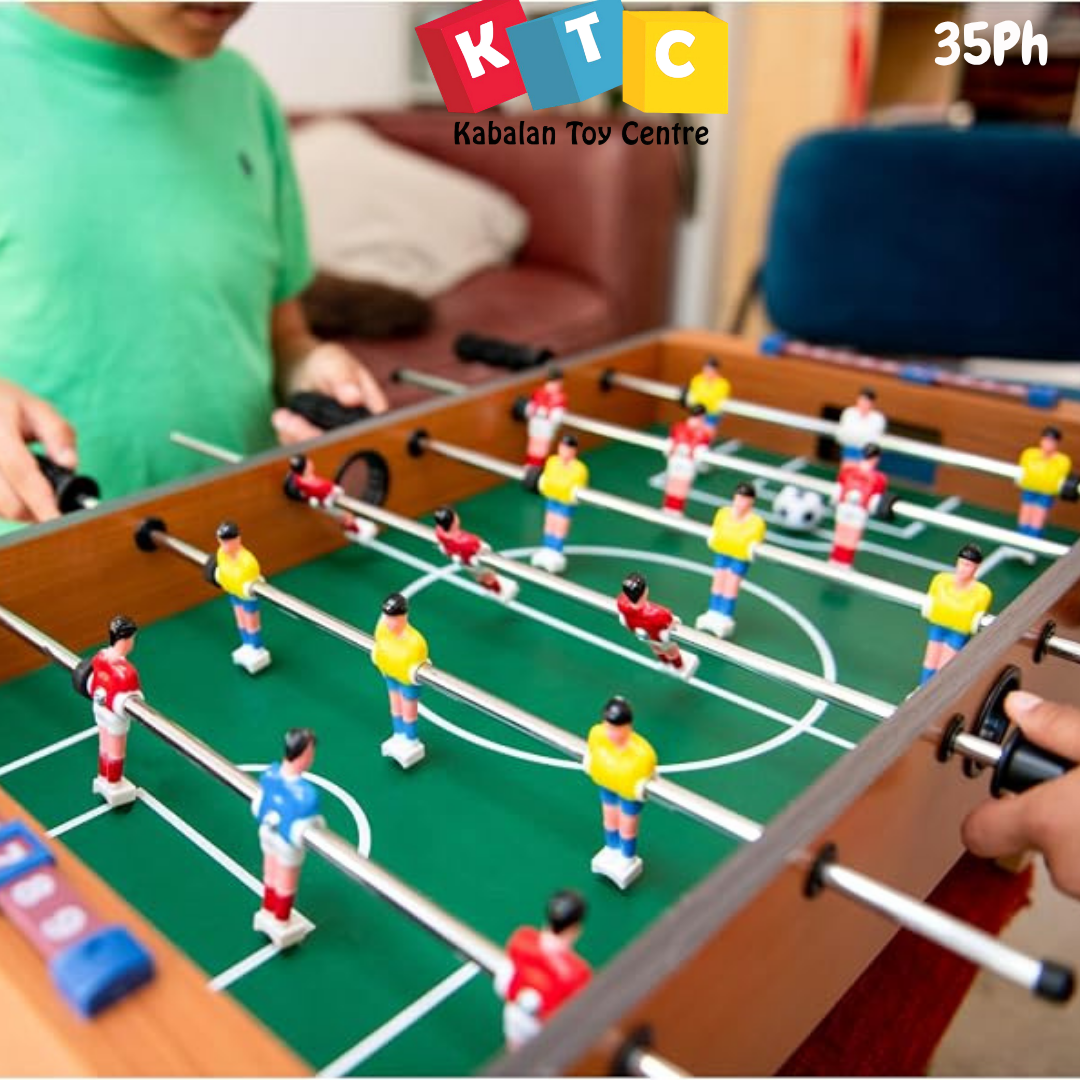portable wooden tabletop foosball (soccer) game table