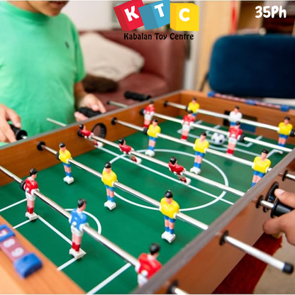 portable wooden tabletop foosball (soccer) game table