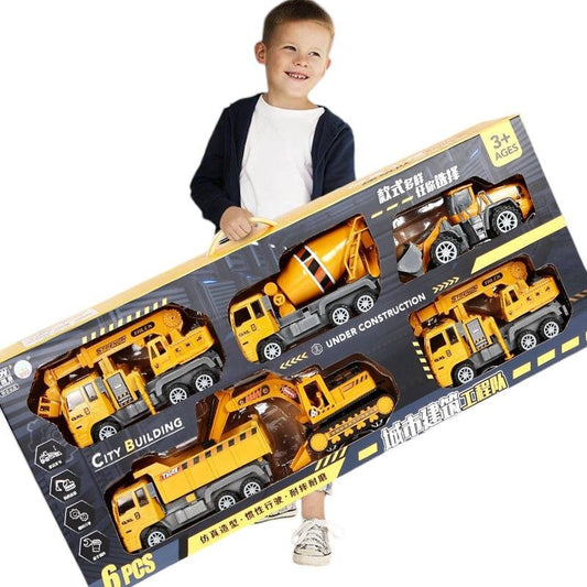 6 pieces set construction friction trucks