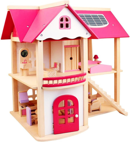 wooden doll house