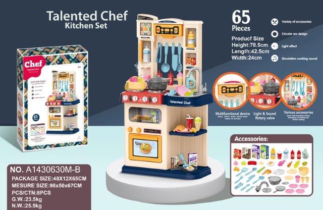 Talented Chef Kitchen Set – 65 Pcs