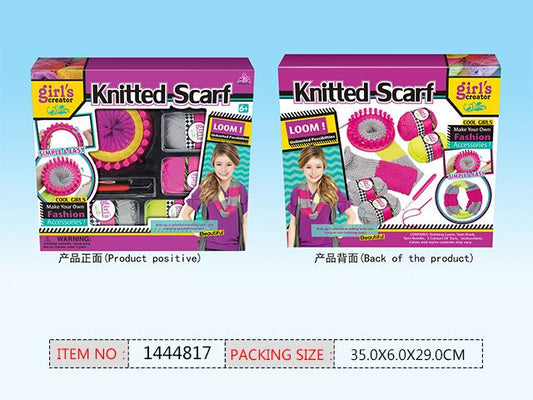 Girls Creator DIY Knitted Scarf Loom Kit