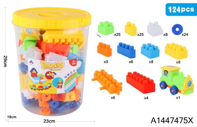 124 pieces blocks set