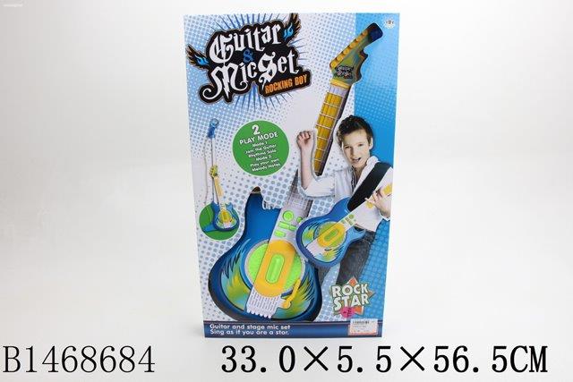 blue guitar music set