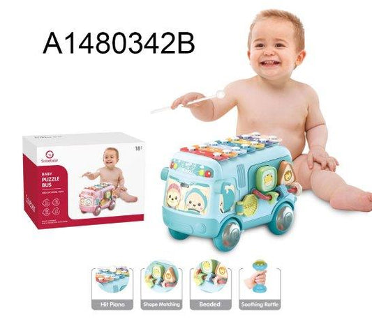 Baby Puzzle Bus – Piano & Shape Matching