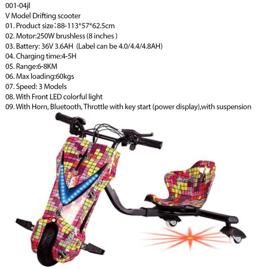 Mini Model Drifting Scooter – 200W 36V
